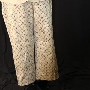 Rafaella - capris beige with circle print